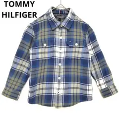 TOMMY HILFIGER✳️キッズ 長袖 シャツ【104】チェック／男の子