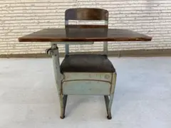 希少】ヴィンテージ アメリカンスクールデスク 一体型チェア USA製