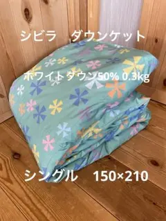 2枚セット【シビラ】ルス キルトケット シングル ベージュ グリーン