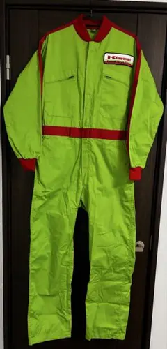 当時物・極美品】カワサキ GREEN SHOP 整備ツナギ Kawasaki - メルカリ