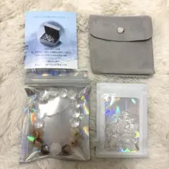 天然石 ブレスレット 水晶 クリスタル パワーストーン 箱・袋・水晶チップ付き