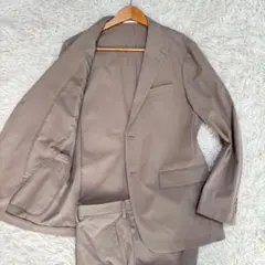 ✨️極美品 UNIQLO 感動セットアップ L 洗濯可 スーツ ベージュ 近年
