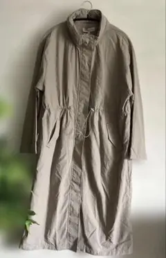 【〜6/16限定価格】ベージュ フード付き ロングコート
