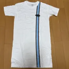 x-girl ストライプデザイン Tシャツ　ミニワンピース