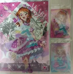 アイカツ✕プリパラ クリアビジュアルポスター ウエハース まとめ売り①