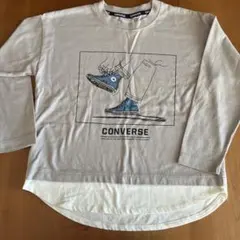 CONVERSE 長袖カットソー 130 ベージュ