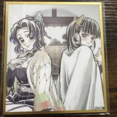 鬼滅の刃 WEBSHOPくじ　アクリル色紙　胡蝶しのぶ&栗花落カナヲ