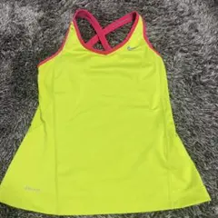 Nike DRI-FIT 蛍光イエロー タンクトップ