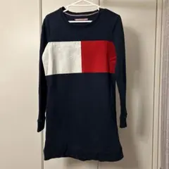TOMMY HILFIGER ワンピース　裏起毛　紺色