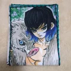 鬼滅の刃 小判タオル 嘴平伊之助