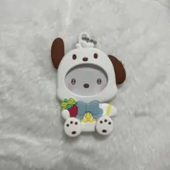 いちご新聞50周年記念フォトバッジ付きマスコット サンリオポチャッコ