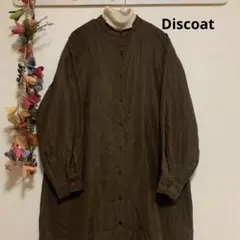 Discoat ノーカラーロングワンピースおまけ付