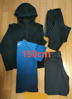 ユニクロ150　ジャージ上下セット