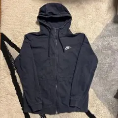 い*ご様 Nike ダークグレー ジップアップフーディ XL