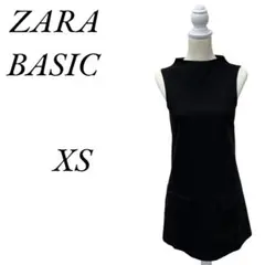 ★美品 ZARA BASIC ザラベーシックノースリーブワンピース XS(SS)