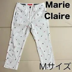 マリクレール　ゴルフ　レディース　パンツ　ホワイト　Mサイズ