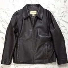 【極美品】エディーバウアー レザージャケット スイングトップ ダークブラウン