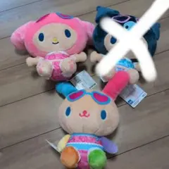 サンリオキャラクターズ】ウサハナ クロミ こんがり日焼けBIG