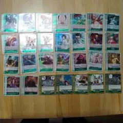 た*し様 ワンピースカード 緑 デッキパーツ 各４枚セット 匿名配送 まとめ売り