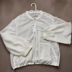 GU シアーブルゾン オフホワイト XL 《タグ付き》のサムネイル