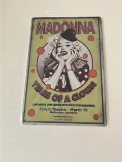 MADONNA マドンナ ブリキ看板 インテリア