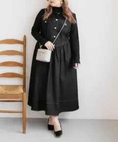 CLETTEオリジナル★ビスチェ風切替デニムワンピース