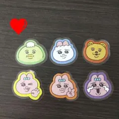 ❤️おぱんちゅうさぎ フレークシール バラ ♡