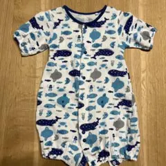 西松屋 魚柄 ロンパース 50-60cmのサムネイル