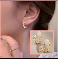 ④新品 高見え 痛くならないイヤリング パール イヤーカフ イヤリング 小粒