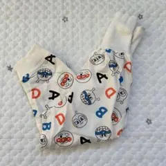 【8380】アンパンマン　総柄　腹巻き付きパジャマ　パンツ　95cm 新品