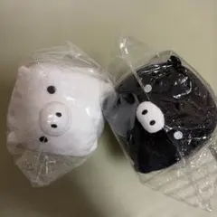 レア タグ付 未使用 モノクロブー キャラまつり ぬいぐるみ BIG 2個