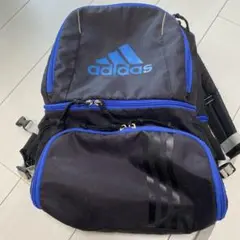 adidas サッカー　バックパック 黒/青