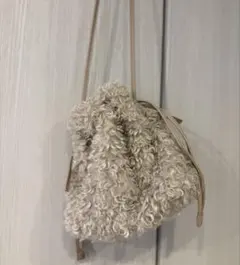しまむら　ファー ショルダーバッグ