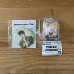 treasure ヨシ　缶バッジ & TRUZ ブリスターチャームセット