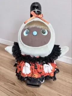 LOVOT ラボットの服ハンドメイド ギンガムチェックツーピースネイビー