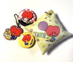 くら寿司＆BT21☆コラボ☆クッションチャームと缶バッチとチャーム4個セット