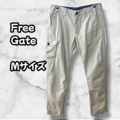 N0061　カーゴパンツ　ストレート　アイボリー　Ｍのサムネイル