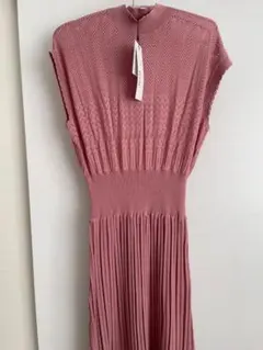 ECLIN ノースリーブ ロングワンピース ピンクのサムネイル