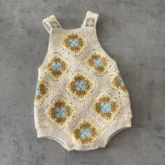 zara クロシェロンパース　74