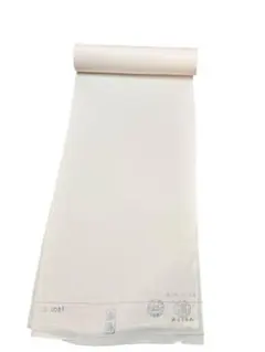 【新品未使用】松光ちりめん３号＜白生地・浜ちりめん・南久謹製＞着尺　正絹　反物 新品未使用】松光 3号＜白生地・浜ちりめん・南久謹製＞着尺