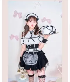 Malymoon マリームーン ゴシックチェックメイドドレス グレー - メルカリ