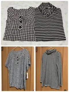 【送料込み】大きいサイズ　トップス　チュニック　3L 4L 2点　値下げ！