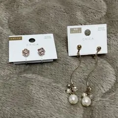 3COINS イヤリング 2種