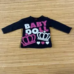 BABYDOLL ミニーマウス 長袖Tシャツ 80cmのサムネイル