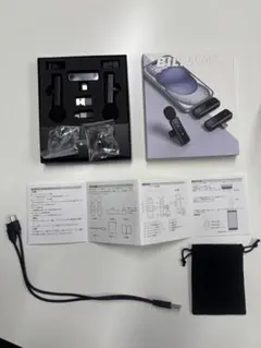 【ほぼ新品】BILIWAL ワイヤレス ピンマイク タイプC