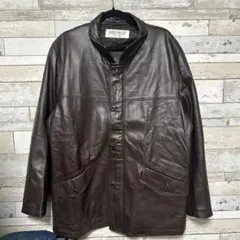 BALMAIN PARIS レザージャケット　ブラウン LLのサムネイル