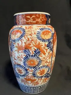 有田焼 伊万里焼 火鉢 染付 赤絵 金彩 唐草牡丹文 飾壷 メダカ鉢 水鉢