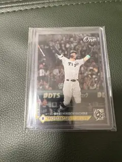 EPOCH ONE 佐藤 輝明 40本塁打&100打点 2025.10.2