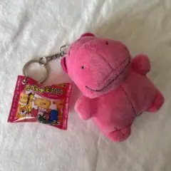 たべっ子どうぶつ　ピンクのカバのキーホルダー