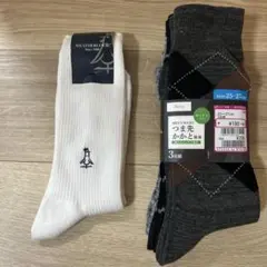 WEATHERCOCK ソックス ＆ Paseos 3足組セット　メンズ靴下